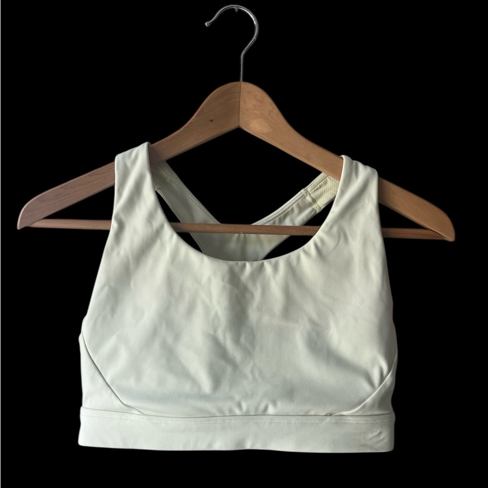 Athleta Light Yellow Ultimate Sports Bra